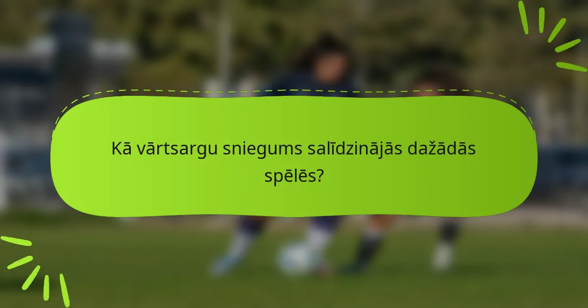 Kā vārtsargu sniegums salīdzinājās dažādās spēlēs?