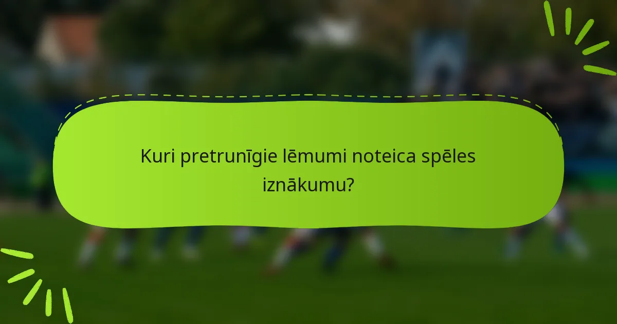 Kuri pretrunīgie lēmumi noteica spēles iznākumu?