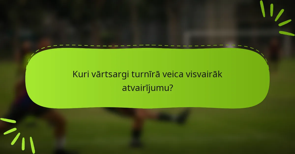 Kuri vārtsargi turnīrā veica visvairāk atvairījumu?